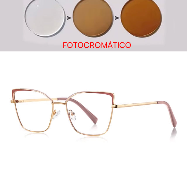 Anteojos Modelo Florencia + Lentes Fotocromáticos + Tu Receta