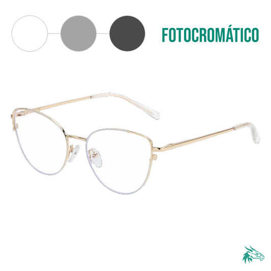 Blanco & Dorado / Fotocromático Gris