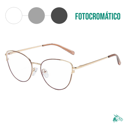 Café Claro & Dorado / Fotocromático Gris