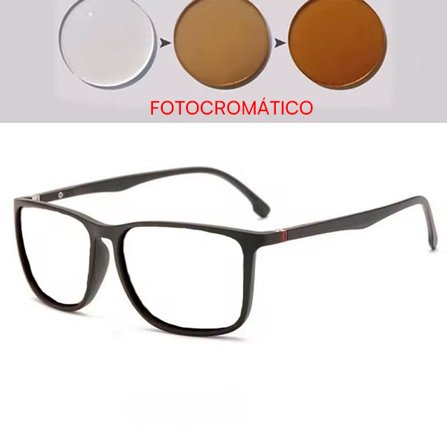 Anteojos Modelo Bilbao + Lentes Fotocromáticos + Tu Receta