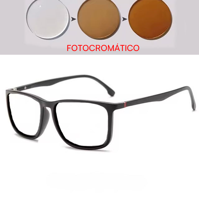 Anteojos Modelo Bilbao + Lentes Fotocromáticos + Tu Receta