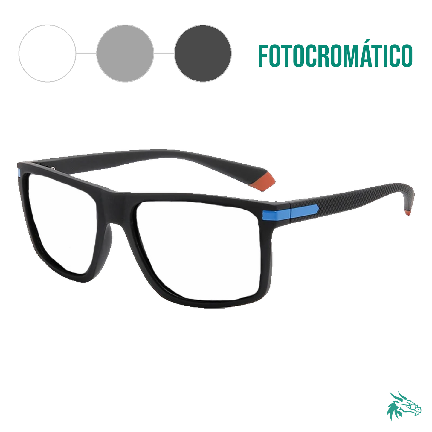 Black Blue / Fotocromático Gris
