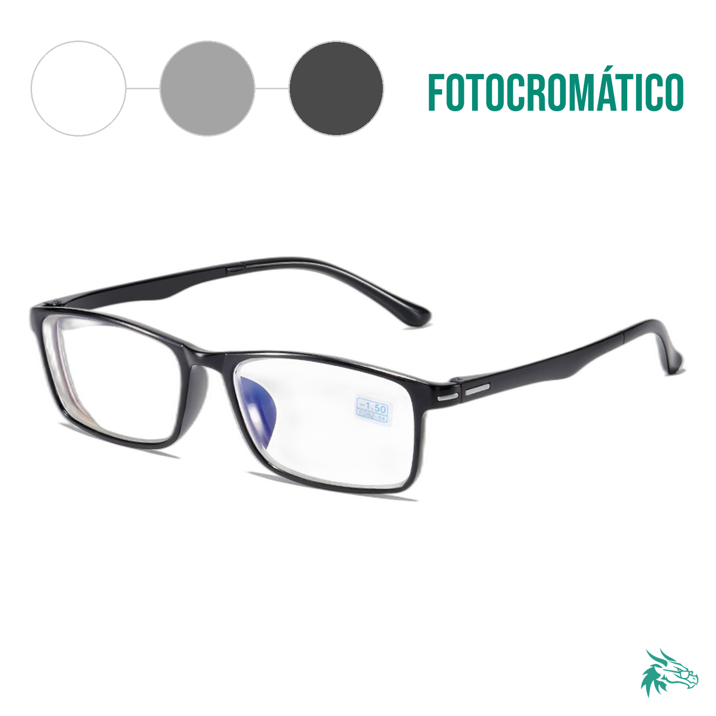 Negro & Gris / Fotocromático Gris