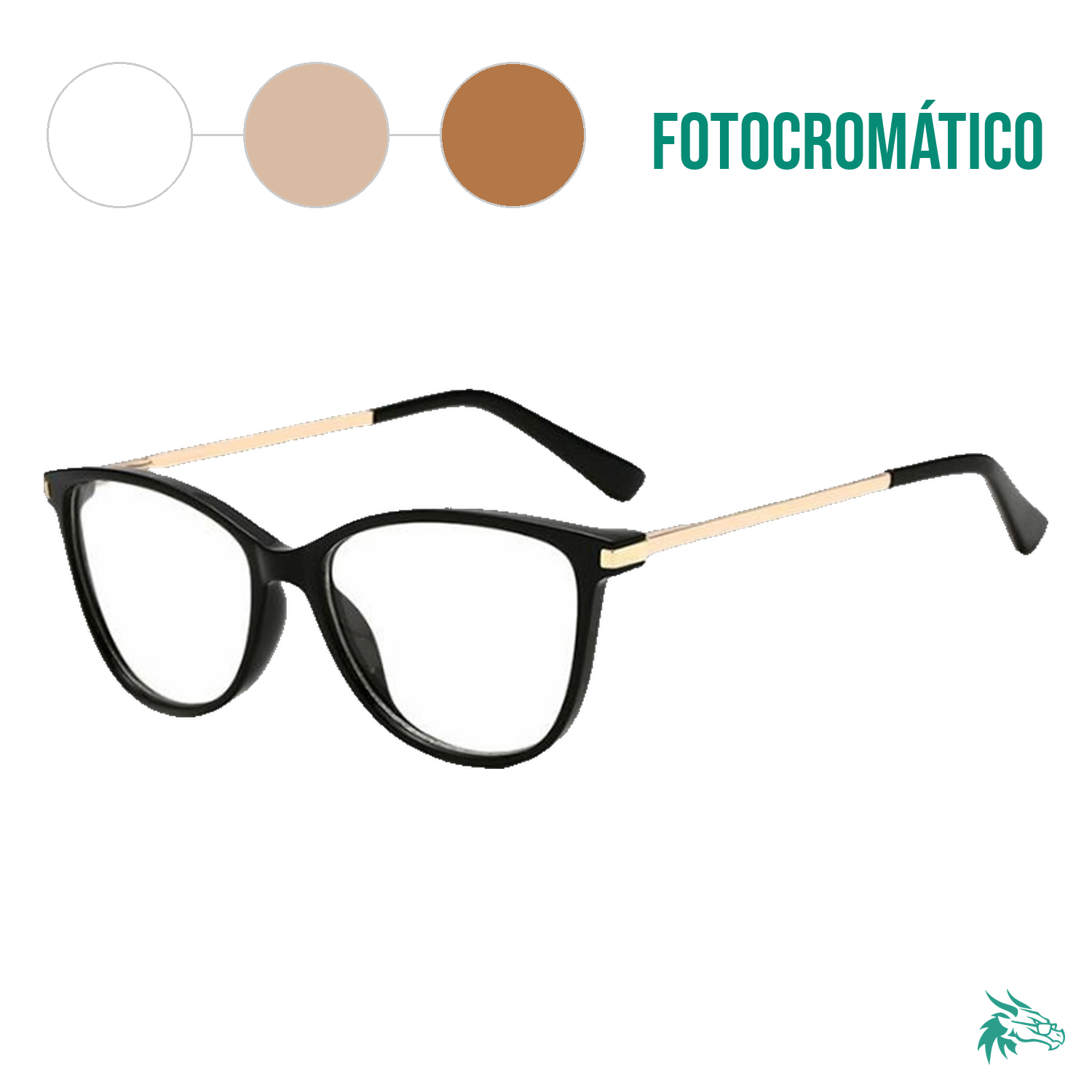 Negro / Fotocromático Café