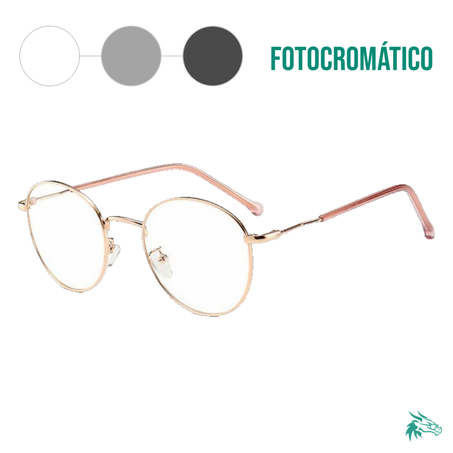 Rose Gold / Fotocromático Gris